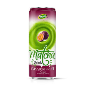 Matcha with Passion Fruit Flavor Drinks – 320ml Canned | WANA Beverage