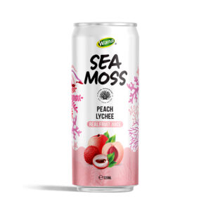 SEA MOSS WITH PEACH LYCHEE