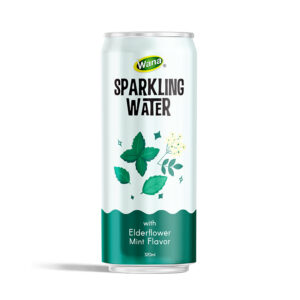 SPARKLING WATER WITH ELDERFLOWER MINT FLAVOR