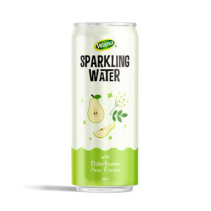 SPARKLING WATER WITH ELDERFLOWER PEAR FLAVOR