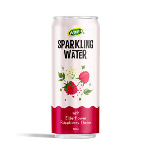 SPARKLING WATER WITH ELDERFLOWER RASPBERRY FLAVOR