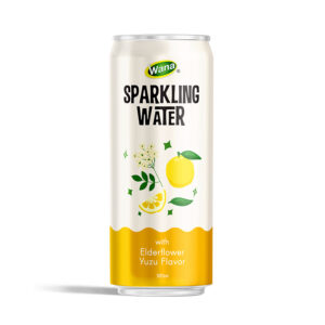 SPARKLING WATER WITH ELDERFLOWER YUZU FLAVOR