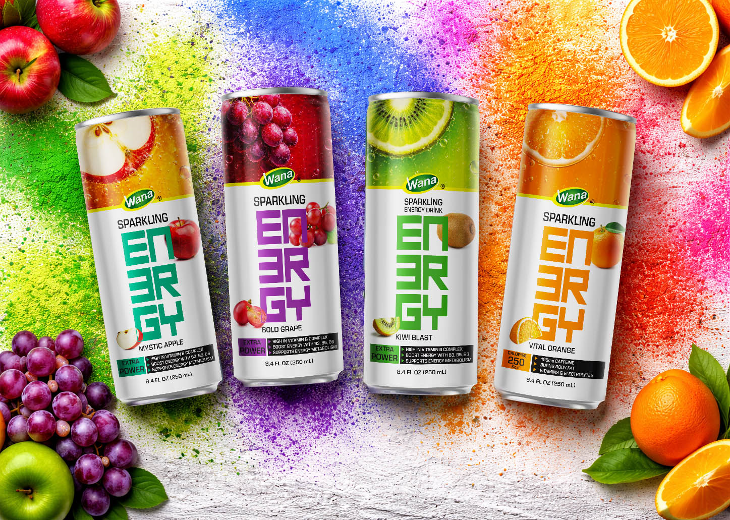 Sparkling Energy with Bold Grape Flavor 