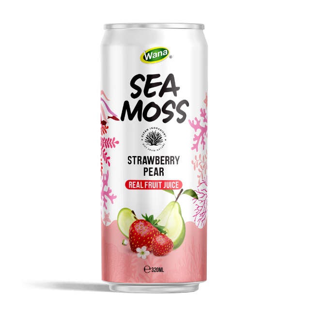 SEA MOSS WITH STRAWBERRY PEAR